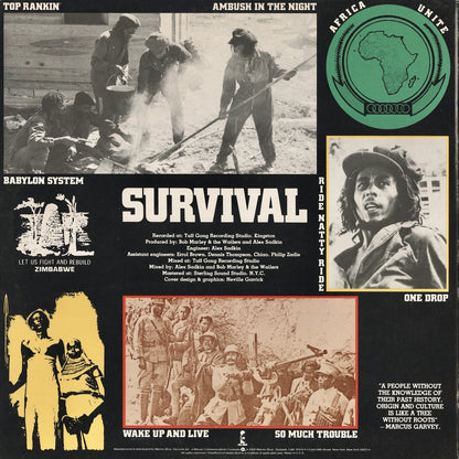 Bob Marley & The Wailers / ボブ・マーリー＆ウェイラーズ / Survival (ILPS 9542)
