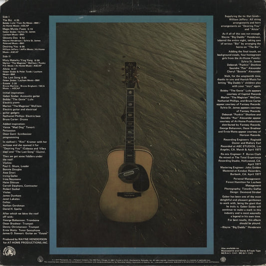 Gabor Szabo / ガボール・ザボ / Faces (SRM-1-1141)