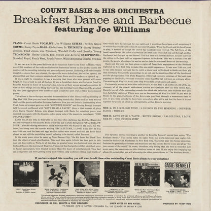 Count Basie & His Orchestra Featuring Joe Williams / カウント・ベイシー / Breakfast Dance And Barbecue (YY-7008-RO)