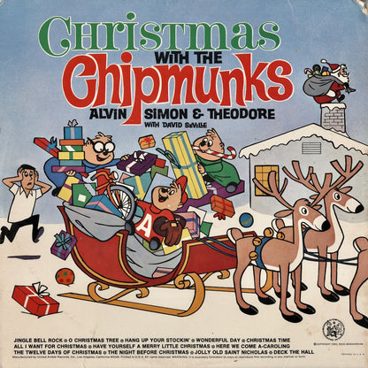 The Chipmunks / チップマンクス / Christmas with The Chipmunks (UA-LA352-E2) 2LP