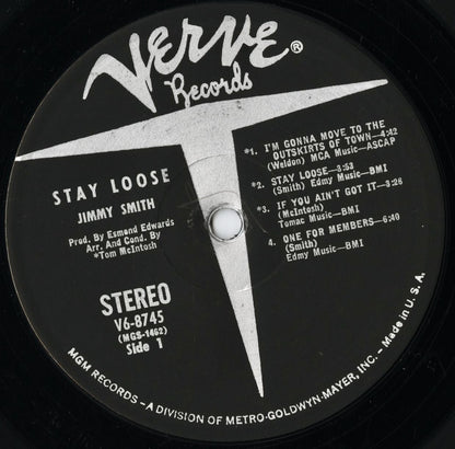 Jimmy Smith / ジミー・スミス / Stay Loose (V6-8745)