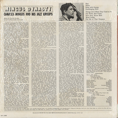 Charles Mingus And His Jazz Groups / チャールズ・ミンガス / Mingus Dynasty (SOPZ 28)