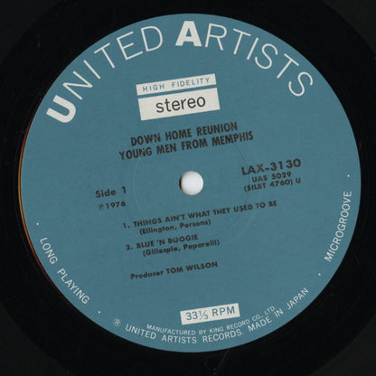 Young Men From Memphis / ヤング・メン・フロム・メンフィス / Down Home Reunion (LAX 3130)