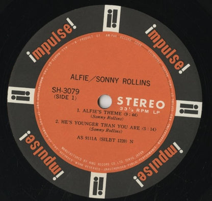 Sonny Rollins / ソニー・ロリンズ / Alfie (SH-3079)