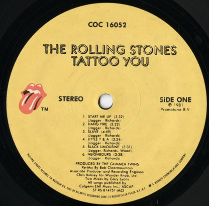 The Rolling Stones / ローリング・ストーンズ / Tattoo You (COC16052)