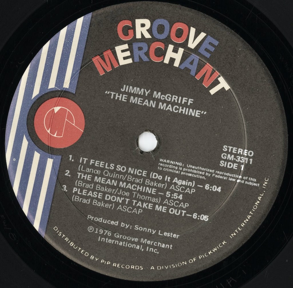 Jimmy McGriff - The Mean Machine (GM-3311) LP 1976 US Groove Merchant｜中古LP