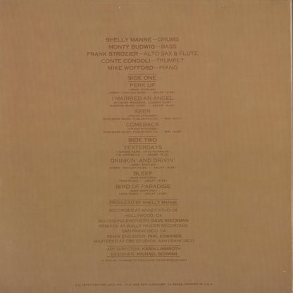 Shelly Manne / シェリー・マン / "Perk Up"  (CJ-21)