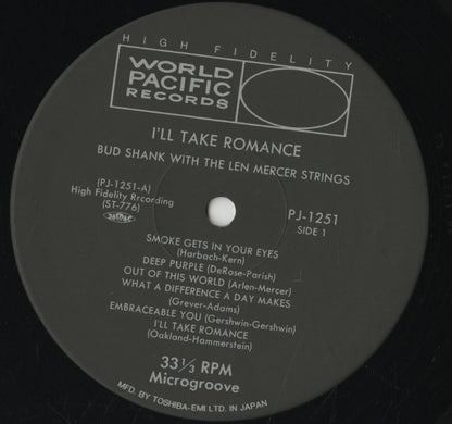 Bud Shank / バド・シャンク / I'll Take Romance (PJ-1251)