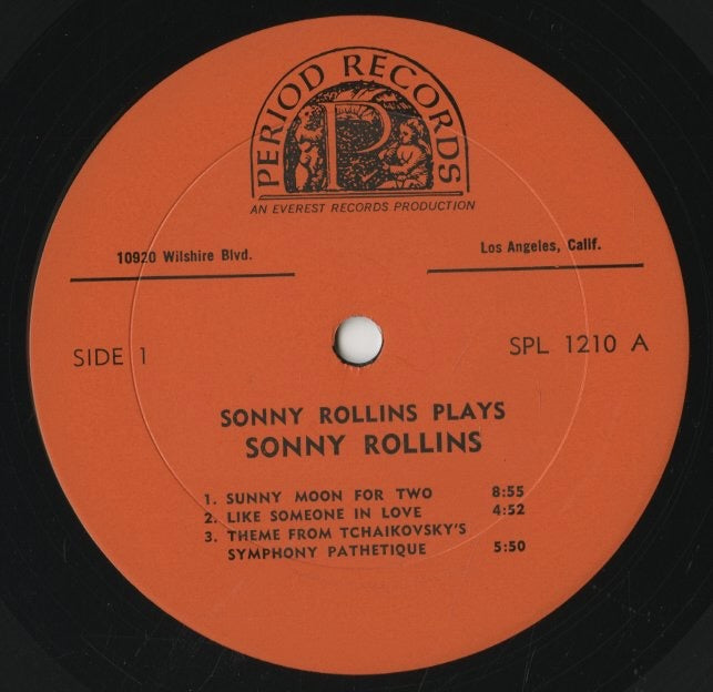 Sonny Rollins / ソニー・ロリンズ / Plays (1210)