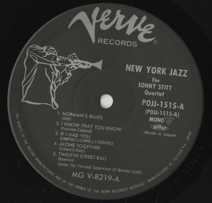 Sonny Stitt  / ソニー・スティット / New York Jazz (POJJ-1515)