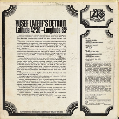 Yusef Lateef / ユセフ・ラティーフ / Yusef Lateef's Detroit (SD 1525)
