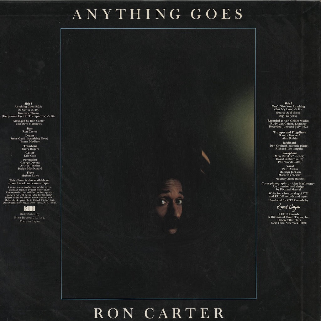 Ron Carter / ロン・カーター / Anything Goes (LAX-3211)