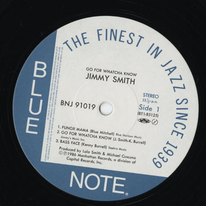 Jimmy Smith / ジミー・スミス / Go For Whatcha Know (BNJ 91019)