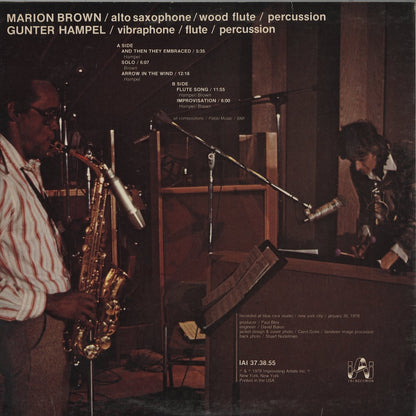Marion Brown & Gunter Hampel / Reeds 'N Vibes (IAI 37.38.55)