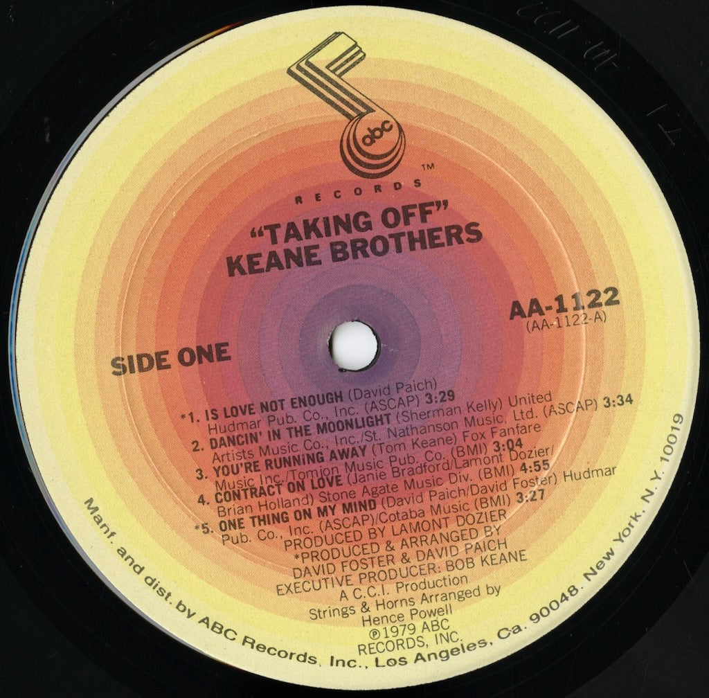 The Keane Brothers / キーン・ブラザーズ / Taking Off (AA-1122)