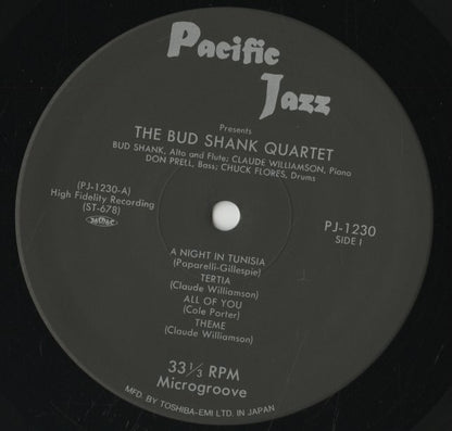 Bud Shank Quartet / バド・シャンク (1957) (PJ-1230)