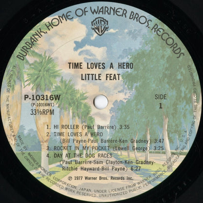 Little Feat - Time Loves a Hero (P-10316W) 1977 JPN Warner｜中古LP