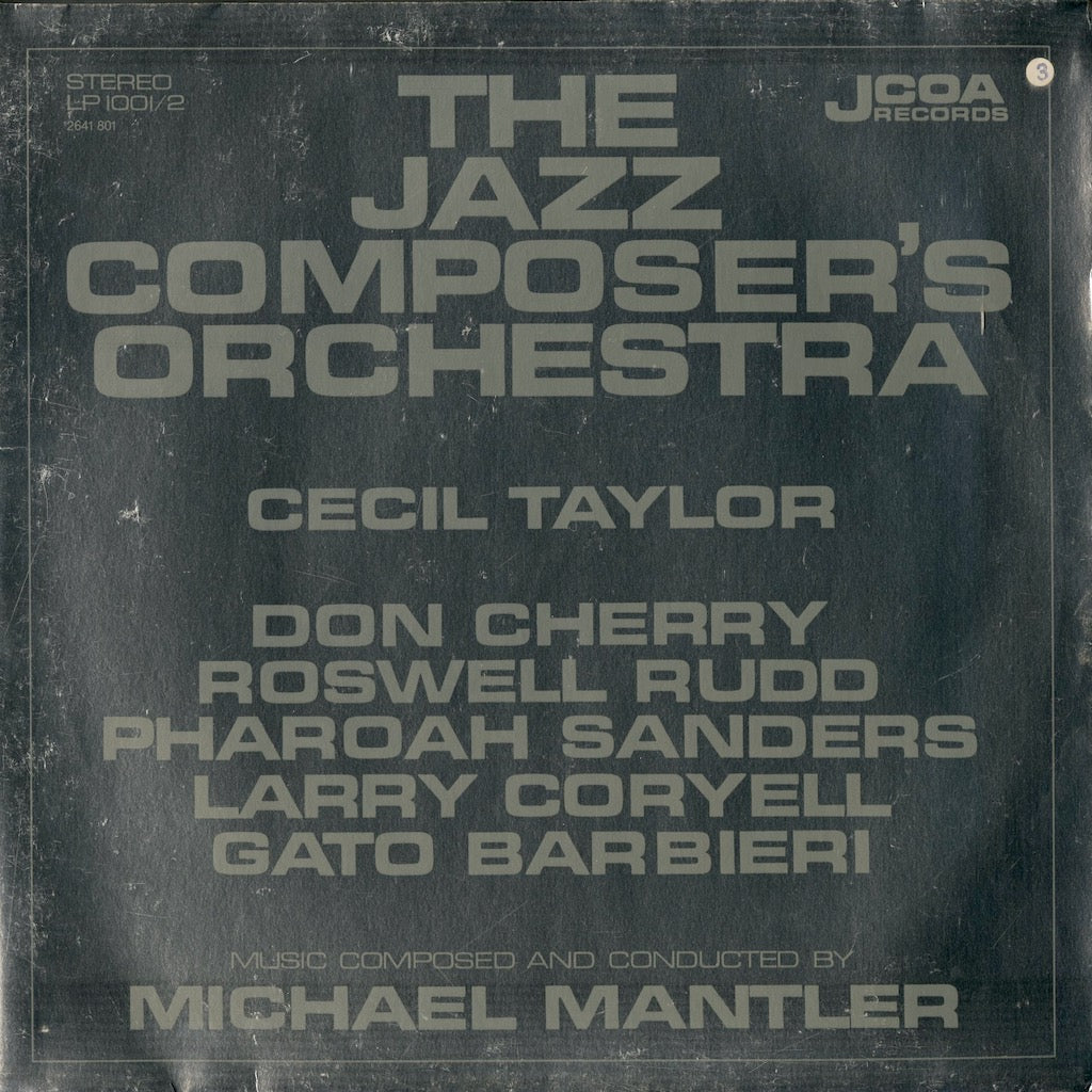 The Jazz Composer's Orchestra / ジャズ・コンポーザーズ・オーケストラ -2LP (JCOA 1001/2)