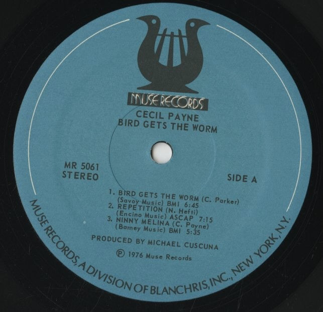 Cecil Payne / セシル・ペイン / Bird Gets The Worm (MR 5061)