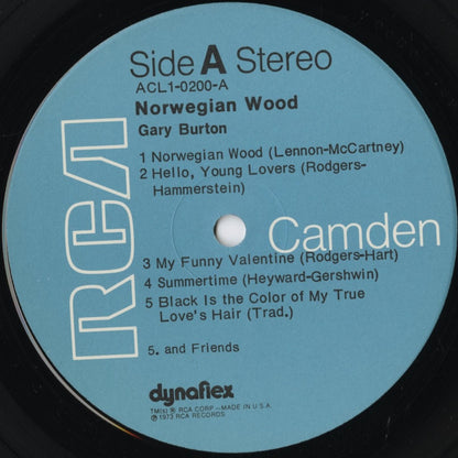 Gary Burton – Norwegian Wood (ACL1-0200) LP 1973 US RCA Camden | 中古LP