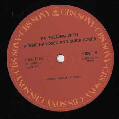 Herbie Hancock & Chick Corea / An Evening With Herbie Hancock & Chick Corea In Concert (40AP 1182~3)