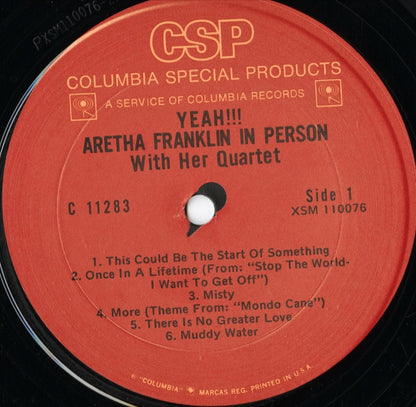 Aretha Franklin / アレサ・フランクリン / Yeah!!! (C 11283)