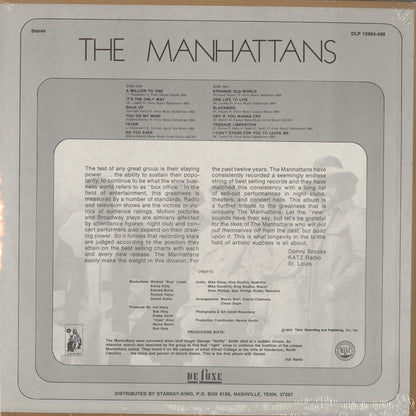 The Manhattans / マンハッタンズ / A Million To One (DLP 12004)