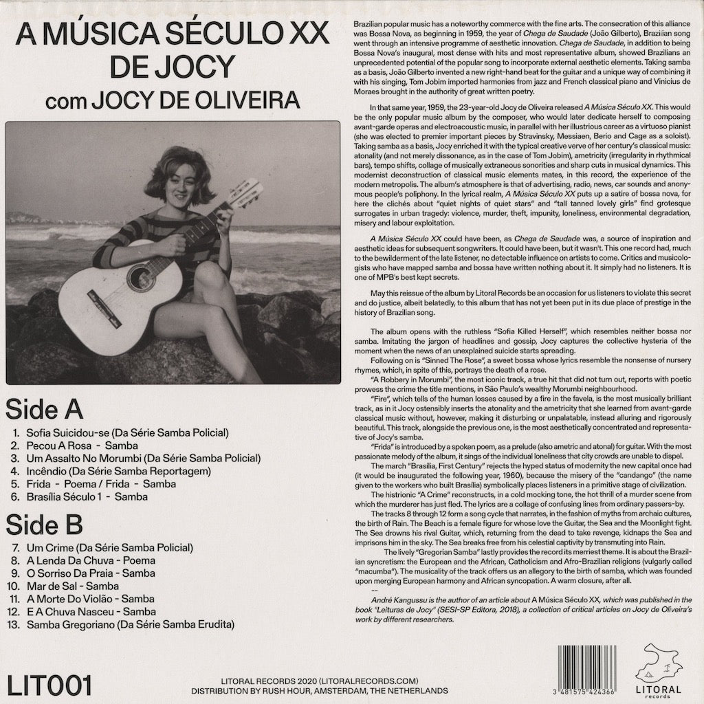 Jocy de Oliveira / ジョーシー・デ・オリヴェリア / A Música Século XX De Jocy (LIT001)