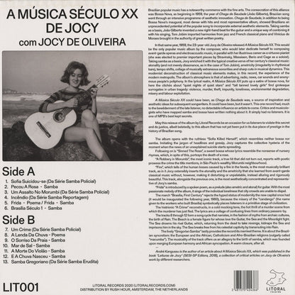 Jocy de Oliveira / ジョーシー・デ・オリヴェリア / A Música Século XX De Jocy (LIT001)