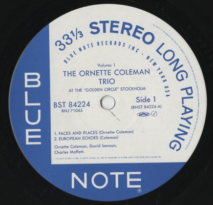 Ornette Coleman / オーネット・コールマン / At The Golden Circle Stockholm Volume One (BNJ71045)