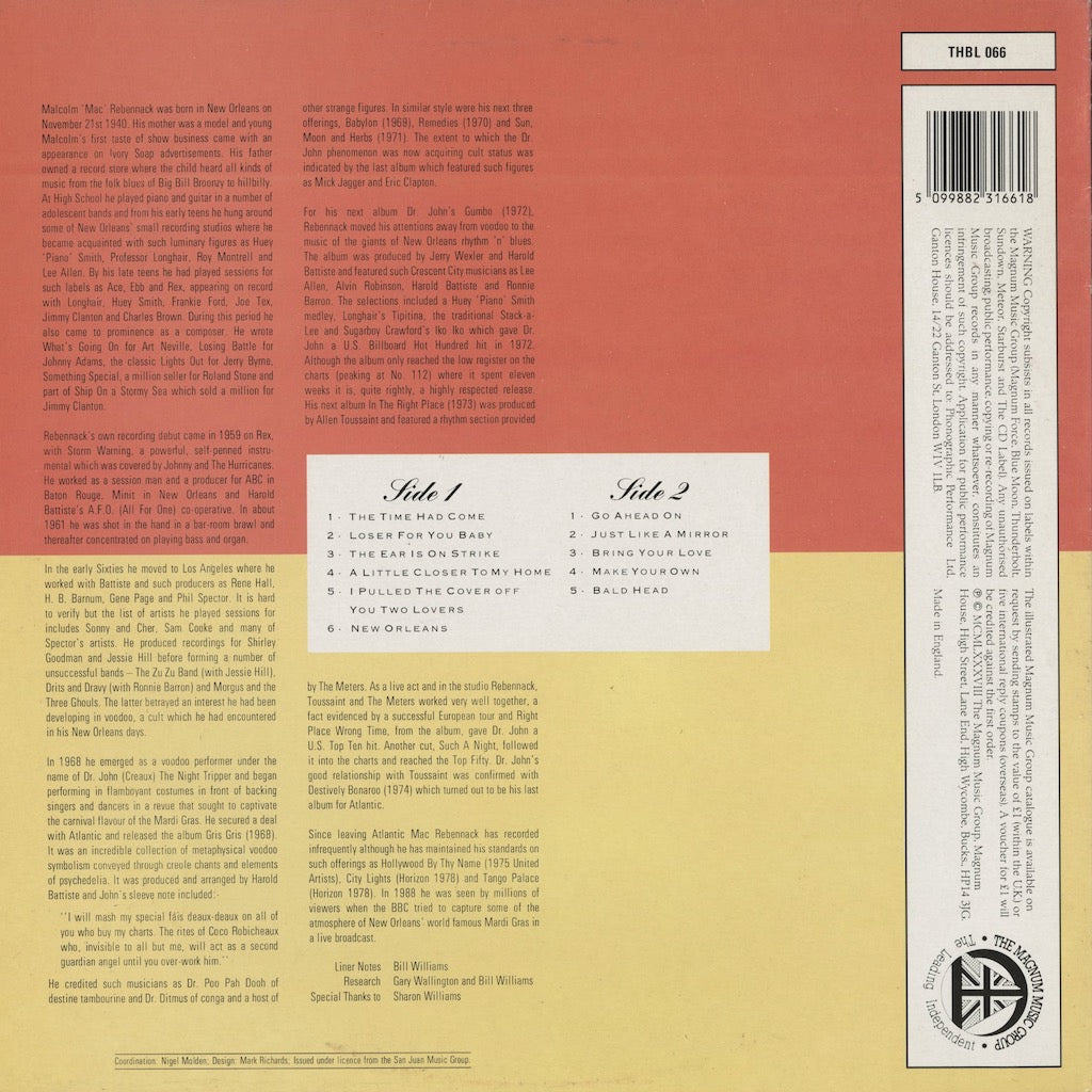 Dr. John / ドクター・ジョン / Loser For You Baby (THBL 066)