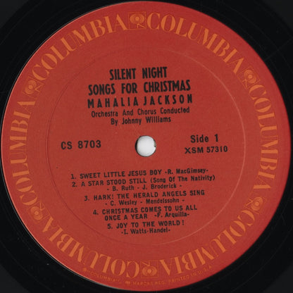 Mahalia Jackson / マハリア・ジャクソン / Silent Night - Songs For Christmas (CS 8703)