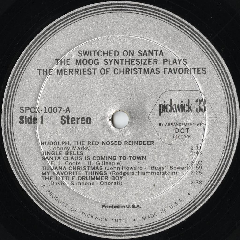 Sy Mann / サイ・マン / Switched On Santa (SPCX-1007)