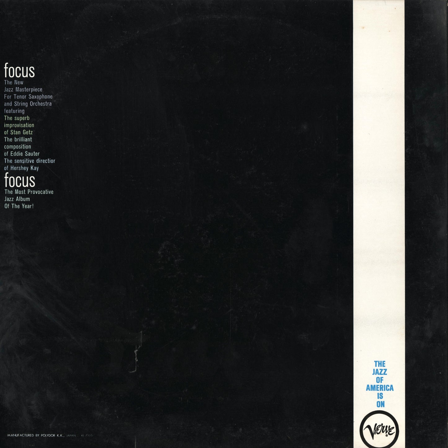 Stan Getz / スタン・ゲッツ / Focus (MV-2071)