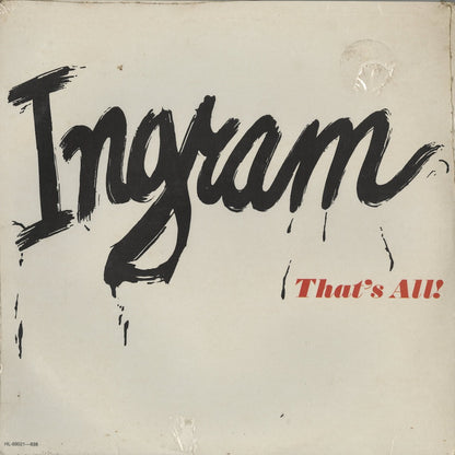 Ingram / イングラム / That's All (HL-69021-698) 未開封シールド