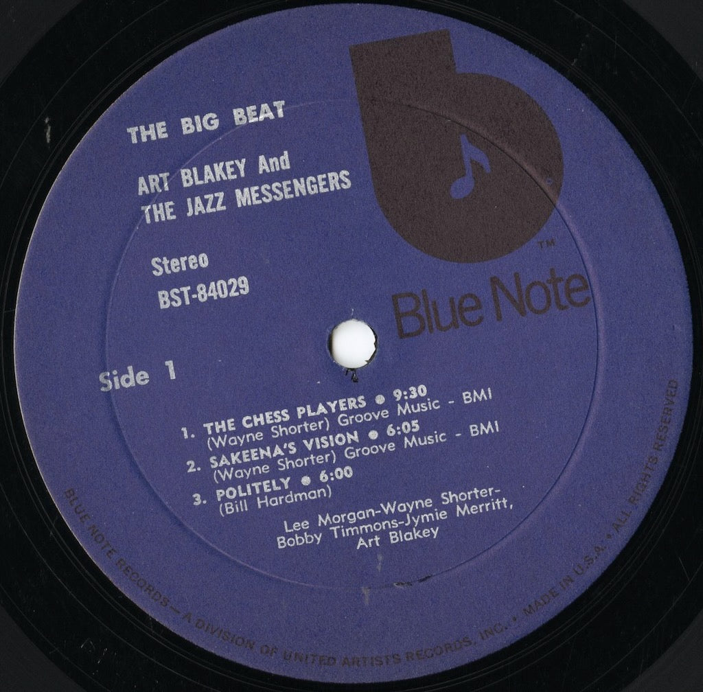 Art Blakey / アート・ブレイキー＆ジャズ・メッセンジャーズ / The Big Beat (BST 84029)