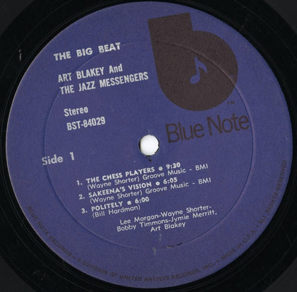 Art Blakey / アート・ブレイキー＆ジャズ・メッセンジャーズ / The Big Beat (BST 84029)