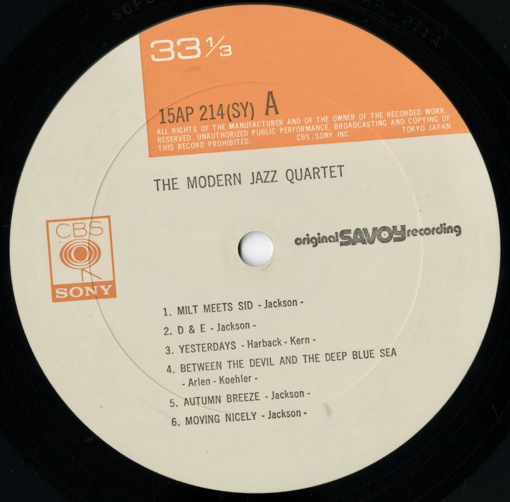 The Modern Jazz Quartet / S.T. (15AP 214) – VOXMUSIC WEBSHOP
