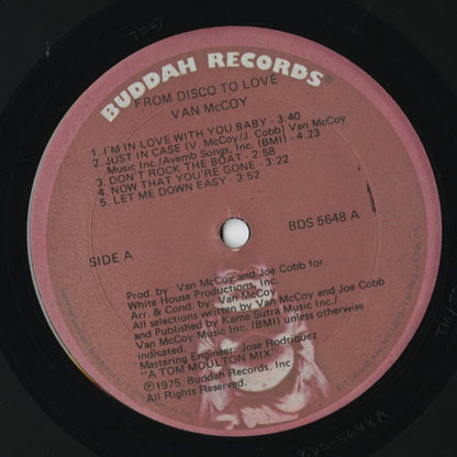 Van McCoy / ヴァン・マッコイ / From Disco To Love (BDS 5648)