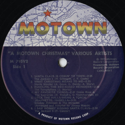 V.A./ A Motown Christmas / モータウン・クリスマス / The Temptations,Stevie Wonder,Jackson 5 etc -2LP (M795V2)