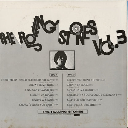 Rolling Stones / ローリング・ストーンズ / The Rolling Stones, Vol.3(SLC 412)