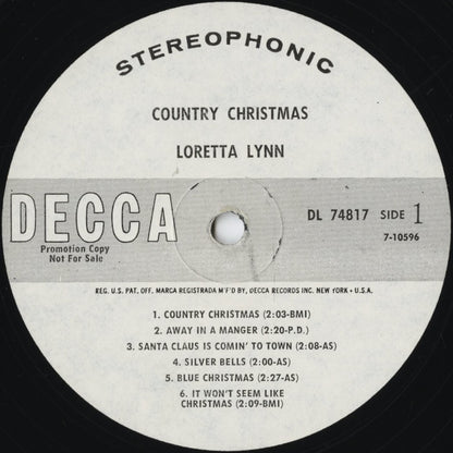Loretta Lynn / ロレッタ・リン / Country Christmas (DL 74817)