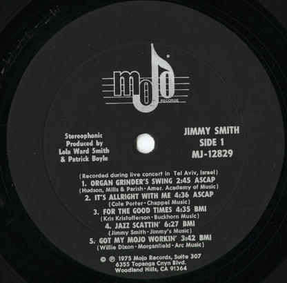 Jimmy Smith - '75 (MJ-12829) 1975 US Mojo Records｜中古LP