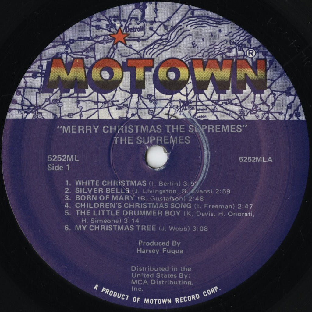 The Supremes / シュプリームス / Merry Christmas (5252 ML) US 1981プレス