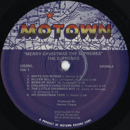 The Supremes / シュプリームス / Merry Christmas (5252 ML) US 1981プレス