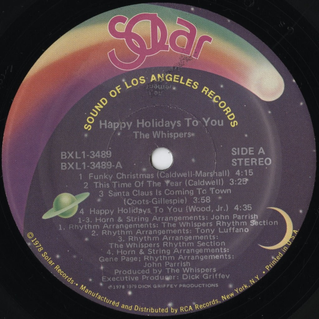The Whispers / ウィスパーズ / Happy Holidays To You (BXL1-3489)