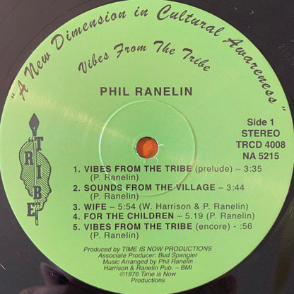 Phil Ranelin Vibes From The Tribe NA5215 LP 2022 USA Now Again label