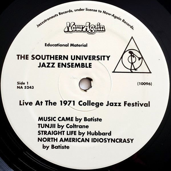 The Southern University Jazz Ensemble / Live At The 1971 American College Jazz Festival (NA5243)