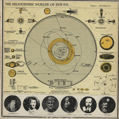 Sun Ra The Heliocentric Worlds Of Sun Ra Volume 2 ESP-Disk 1017 LP 1966 USA ESP-Disk