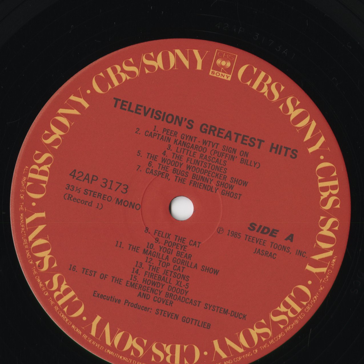 Various - Television's Greatest Hits (65 TV Themes! From The 50's And 60's) (42AP 3173~4) 1986 JPN CBS-SONY｜中古LP